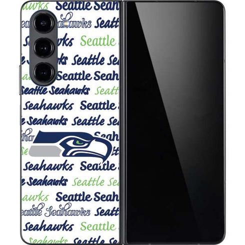 NFL Seattle Seahawks Print Galaxy Z Fold5 5G Skin